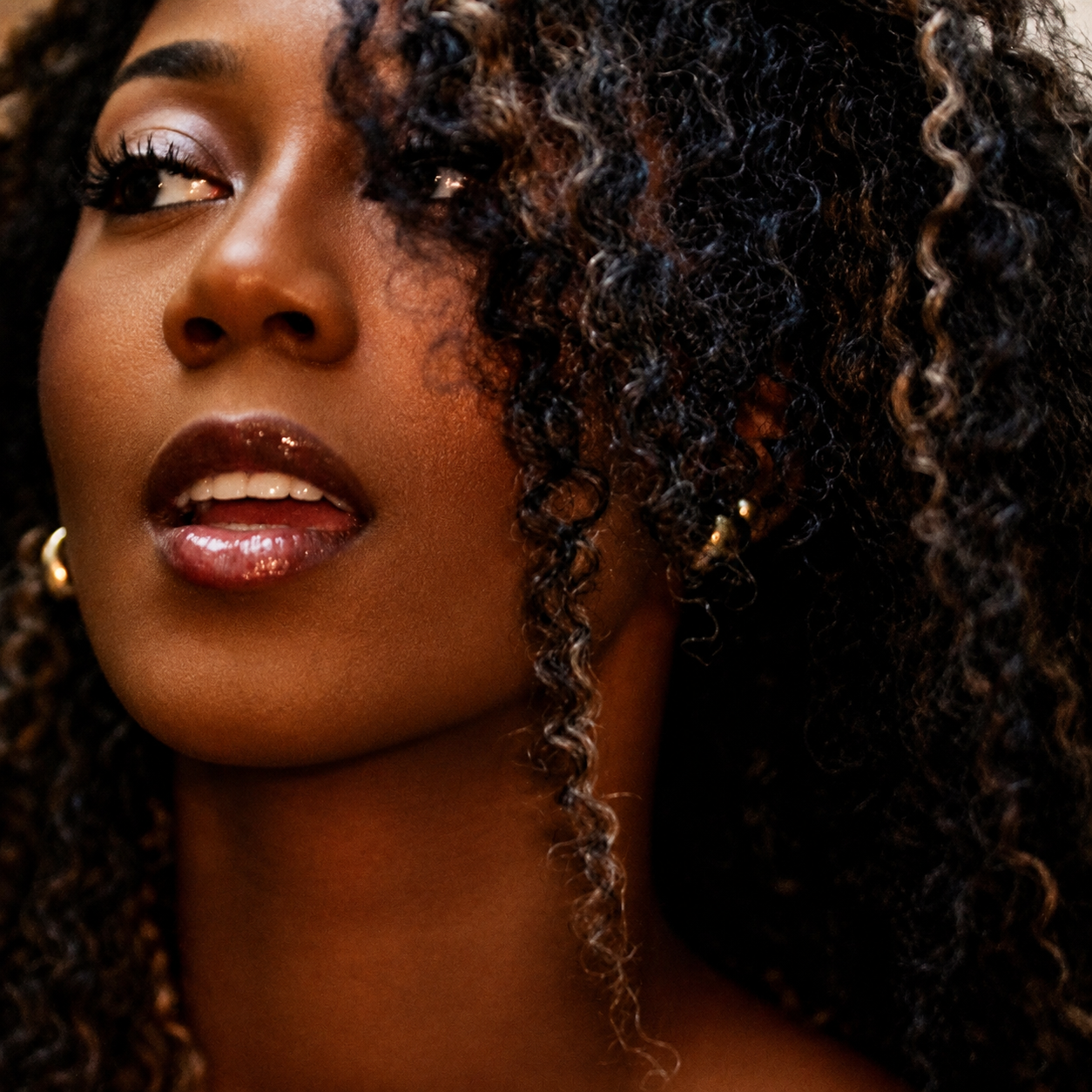 Professionally enhanced close-up editorial portrait of Taylor Ayanna