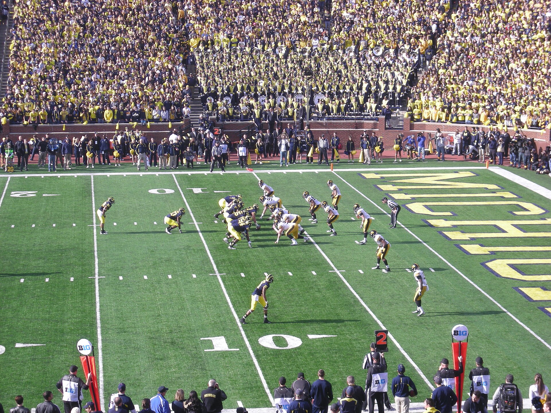 COLLEGE FOOTBALL CHAOS HITS WEEK 4 — source visual credited to Michael Barera via Wikimedia Commons · CC BY-SA 4.0